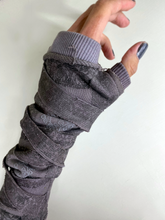 Load image into Gallery viewer, Stamped Bandage Gloves (grey)
