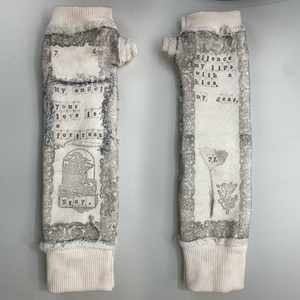 Stamped Bandage Gloves (beige)