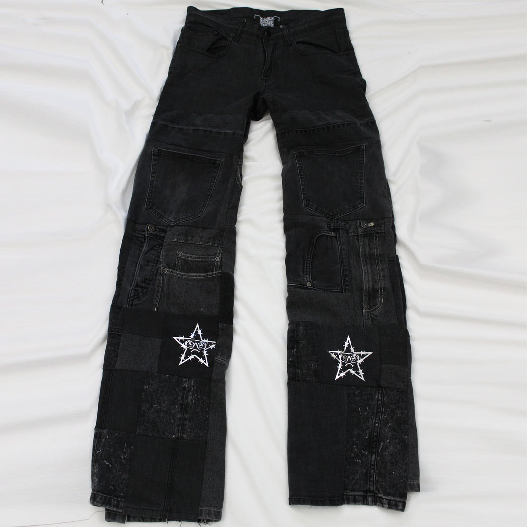 Graphite Reconstructed Jeans